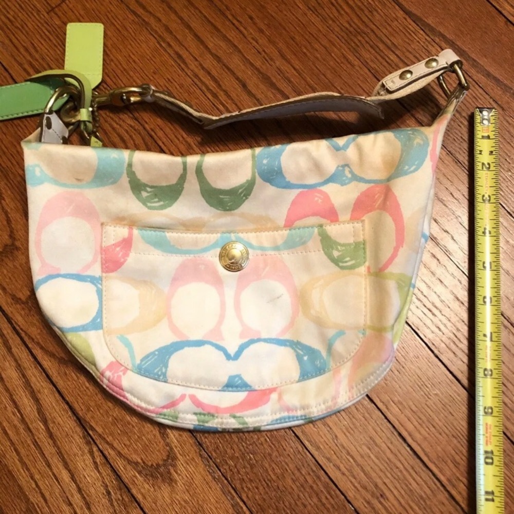 COACH MULTI-COLOR HOBO HANDBAG - Picture 5 of 7
